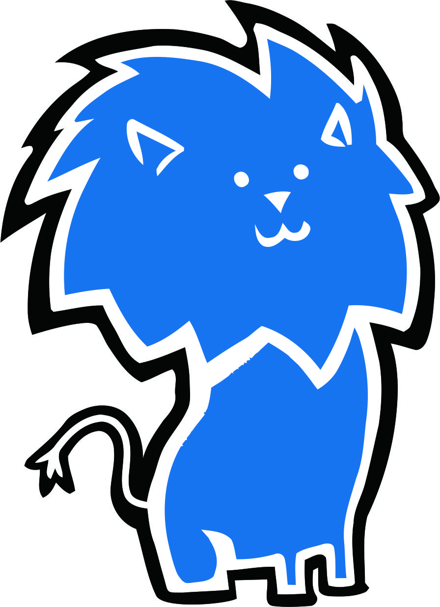 Detroit Lions Anime Logo fabric transfer
